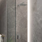 Concorde Single-Handle 1 Spray 8" Wall Mounted Fixed Shower Head in Chrome (Valve Included)