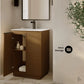 Unassembled St. Tropez Freestanding Bathroom Vanity with white sink top