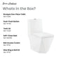 Brusque One-Piece Square Toilet