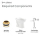 Sirene Commercial Toilet - BOWL HEIGHT Standard (pack of 5)