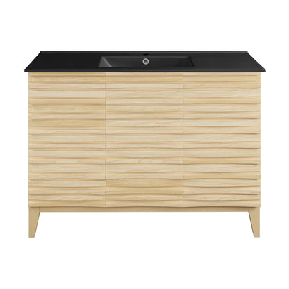 48 inches Cascade Freestanding Bathroom Vanity - Natural Oak