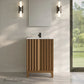 24 inch Troyes Freestanding Bathroom Vanity with White Sink top