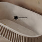 67 inches Delice Freestanding Bathtub Finished in Matte sand
