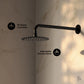 Ivy Tub, Shower and Handheld Trim Kit with Shower Body