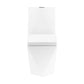 Brusque One-Piece Square Toilet