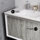 Marseille Freestanding Bathroom Vanity 36 inch with white sink top