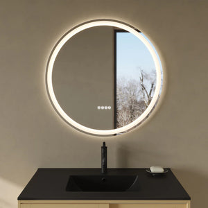 Monaco Smart Anti-Fog Mirror with Bluetooth - 32" diameter