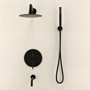 Ivy Tub, Shower and Handheld Trim Kit with Shower Body