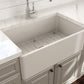 Bocchi - CLASSICO 30 Farmhouse Apron Front Fireclay 30 inch Single Bowl Kitchen Sink