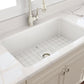 Bocchi SOTTO  Undermount Fireclay 32 inch Single Bowl Kitchen Sink
