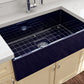 CONTEMPO 33 Farmhouse Apron Front Fireclay 33 inch Single Bowl Kitchen Sink