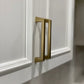 (Kitchen Package) – 30″ Fireclay Farmhouse Workstation Sink Pure Series K2-SF30T + KIBI Aurora Pull-Down Faucet KKF2003 (Brushed Nickel) + Amerock BLACKROCK Cabinet Hardware Pulls (Pack of 30, Golden Champagne)