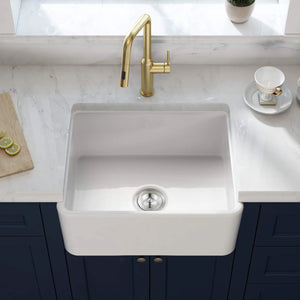 (wholesale) - 24″ Fireclay Farmhouse Kitchen Sink Landis Series – K2-SF24