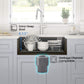 Pure 33″ Fireclay Kitchen Farmhouse Apron Front Single Bowl Sink – Matte Black – K2-SF33MB