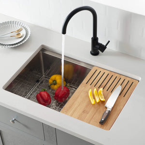 27 inch undermount stainless steel sink