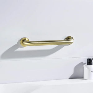 12-Inch Stainless Steel Bathroom Safety Grab Bar brushed gold – KGB1012