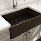 Bocchi - CLASSICO 30 Farmhouse Apron Front Fireclay 30 inch Single Bowl Kitchen Sink