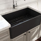 Bocchi - CLASSICO 30 Farmhouse Apron Front Fireclay 30 inch Single Bowl Kitchen Sink