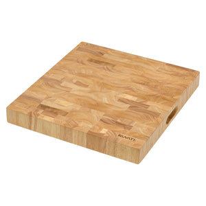 Ruvati 17 x 16 x 2 inch thick End-Grain French Oak Butcher Block Solid Wood Large Cutting Board – RVA2445OAK