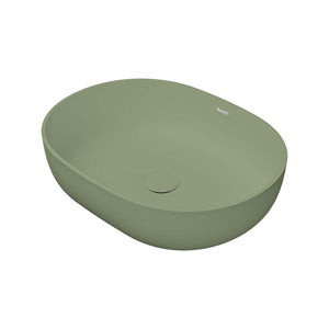 Ruvati 19-inch Avocado Lime Green epiStone Solid Surface Bathroom Vessel Sink – RVB2119GN