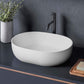 Ruvati 19-inch Matte White epiStone Solid Surface Modern Bathroom Vessel Sink – RVB2119WH