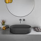 Ruvati 23-inch Matte Black epiStone Solid Surface Modern Bathroom Vessel Sink – RVB2550BK