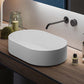 Ruvati 23-inch Matte White epiStone Solid Surface Modern Bathroom Vessel Sink – RVB2550WH