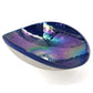 Ruvati 19 inch Murano Glass Art Vessel Seashell Decorative Pattern Bathroom sink – Celestial Blue – RVB3042