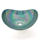 Ruvati 19 inch Murano Glass Art Vessel Seashell Decorative Pattern Bathroom Sink – Seafoam Green – RVB3056
