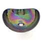 Ruvati 19 inch Murano Glass Art Vessel Seashell Decorative Pattern Bathroom Sink – Chestnut Brown – RVB3057