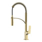 Ruvati Seneca Single Handle Pull Down Spring Kitchen Faucet with Pre-Rinse Sprayer