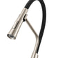 Ruvati Carina Single Handle Flexible Soft Hose Sprayer Kitchen Faucet in Stainless Steel and Black – RVF1242BN