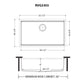 Ruvati 32-inch Undermount Workstation Granite Composite Quartz Kitchen Sink