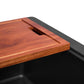 Ruvati 32-inch Undermount Workstation Granite Composite Quartz Kitchen Sink