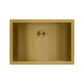Ruvati 16 x 13 inch Brushed Gold Rectangular Bathroom Sink Undermount – RVH6106GG