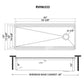 Ruvati 45-inch Workstation Two-Tiered Ledge Kitchen Sink Undermount 16 Gauge Stainless Steel – RVH6333ST