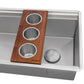 Ruvati 45-inch Workstation Two-Tiered Ledge Kitchen Sink Undermount 16 Gauge Stainless Steel – RVH6333ST