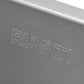 Ruvati Glass Rinser and Sink Combo 33-inch Undermount 16 Gauge Stainless Steel Rounded Corners Kitchen Sink Single Bowl – RVH7533