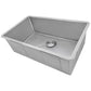 Ruvati HexBottom™ 30-inch Scratch Resistant Embossed Texture Kitchen Sink Stainless Steel – RVH7630