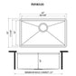 Ruvati 30-inch Workstation Rounded Corners Undermount Ledge Kitchen Sink with Accessories – RVH8320