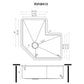 Ruvati Roma Pro 32 inch Corner Workstation Gunmetal Black Stainless Steel Undermount Kitchen Sink – RVH8410BL