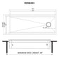 Ruvati 45-inch Workstation Two-Tiered Ledge Kitchen Sink Drop-in Topmount 16 Gauge Stainless Steel – RVH8433