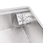 Ruvati 32-inch Glass Rinser and Sink Combo Workstation Ledge Undermount 16 Gauge Stainless Steel Kitchen Sink Single Bowl – RVH8512
