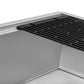 Ruvati HexBottom™ 30-inch Workstation Scratch Resistant Embossed Texture Kitchen Sink Stainless Steel – RVH8630