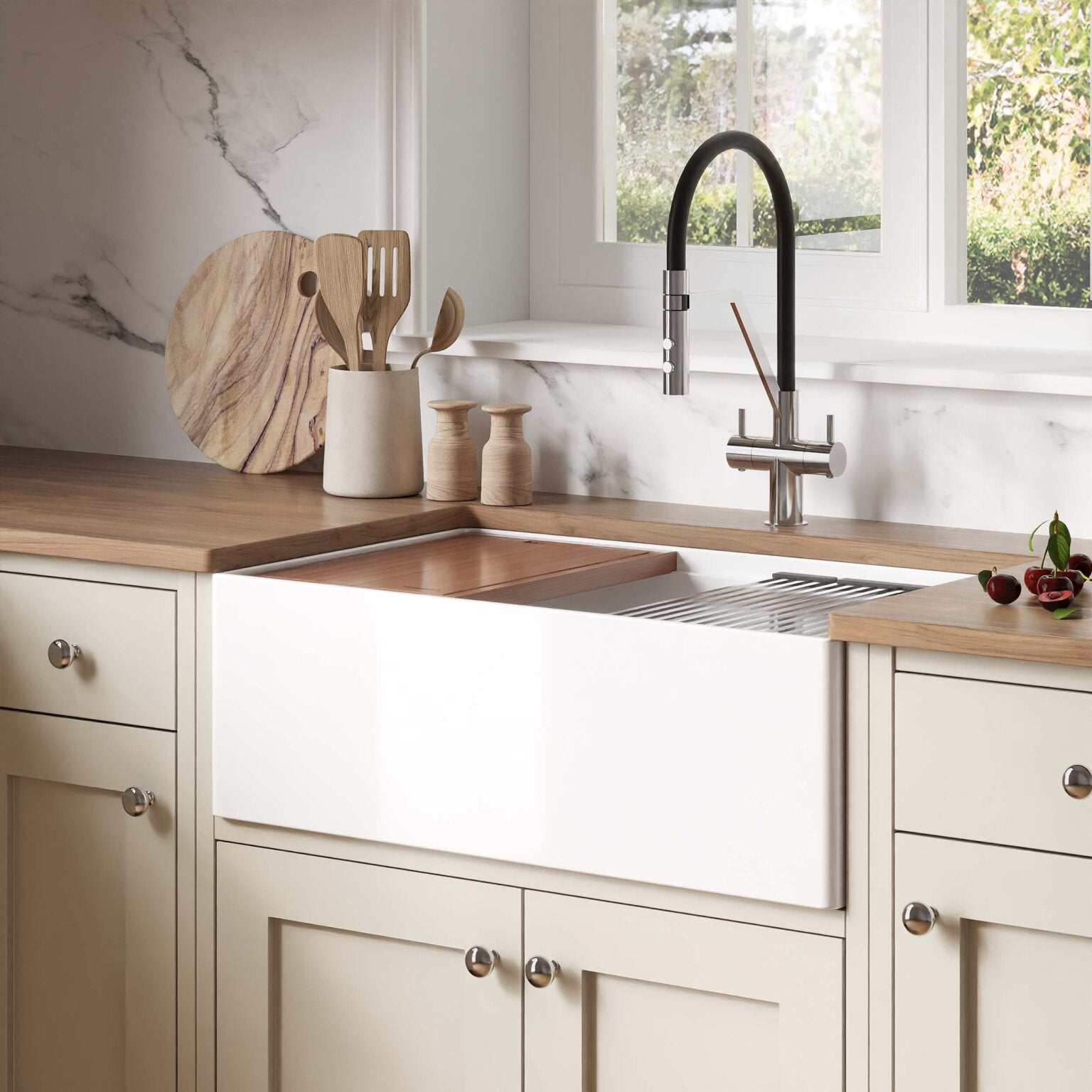 Farmhouse Kitchen sinks- Ruvati sinks, swissmadison sinks
