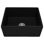 23 inch black farmhouse sink