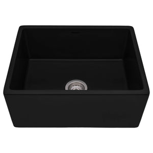 23 inch black farmhouse sink