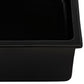 Ruvati 27-inch Fireclay Undermount / Drop-in Topmount Kitchen Sink Single Bowl – Black – RVL2707BK