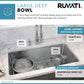 Ruvati 31-inch Undermount Kitchen Sink 16 Gauge Stainless Steel Single Bowl – RVM5931