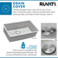 Ruvati 31-inch Undermount Kitchen Sink 16 Gauge Stainless Steel Single Bowl – RVM5931